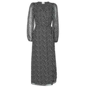 Abito   Vila  VICELIMA  Nero -   Abiti Lunghi Donna
