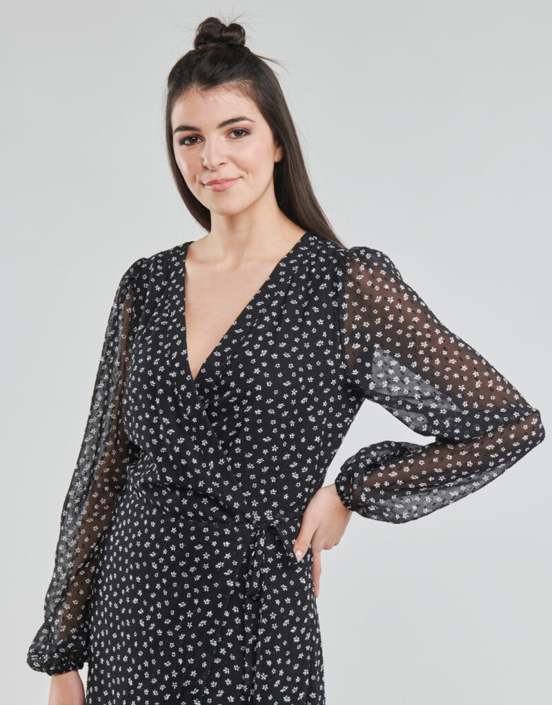 Abito   Vila  VICELIMA  Nero -   Abiti Lunghi Donna - 5