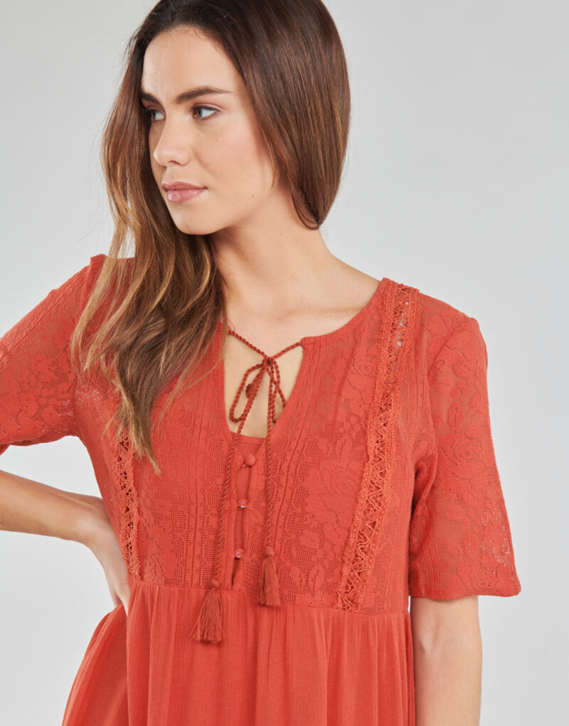 Abito Betty London ORVILLE Rosso Abiti Lunghi Donna - 5