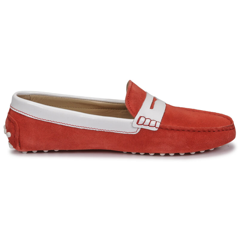 JB Martin TABATA Rosso Mocassini Donna - 2