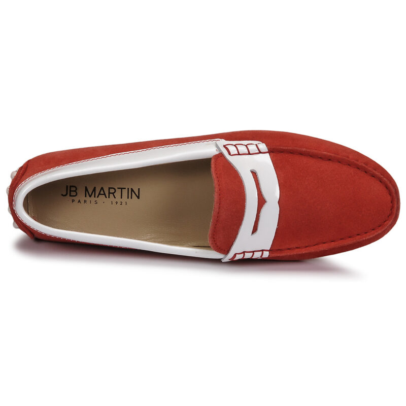 JB Martin TABATA Rosso Mocassini Donna - 6