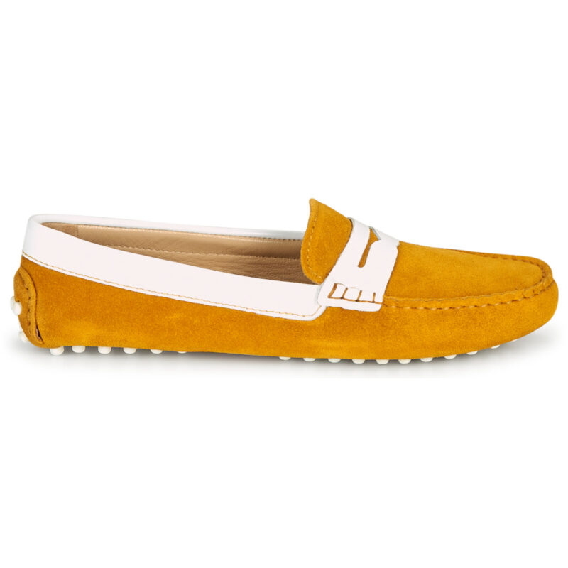 JB Martin TABATA Gelbe Damen-Loafer - Gr&ouml;&szlig;e 2
