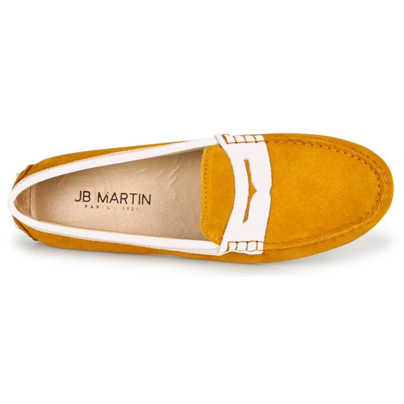 JB Martin TABATA Gelbe Damen-Loafer - Gr&ouml;&szlig;e 6