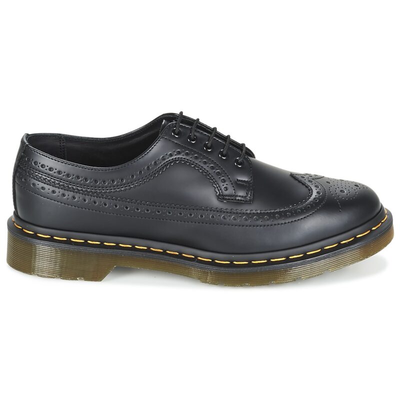 Dr. Martens 3989 BROGUE BLACK SMOOTH Nero Derby Donna - 2