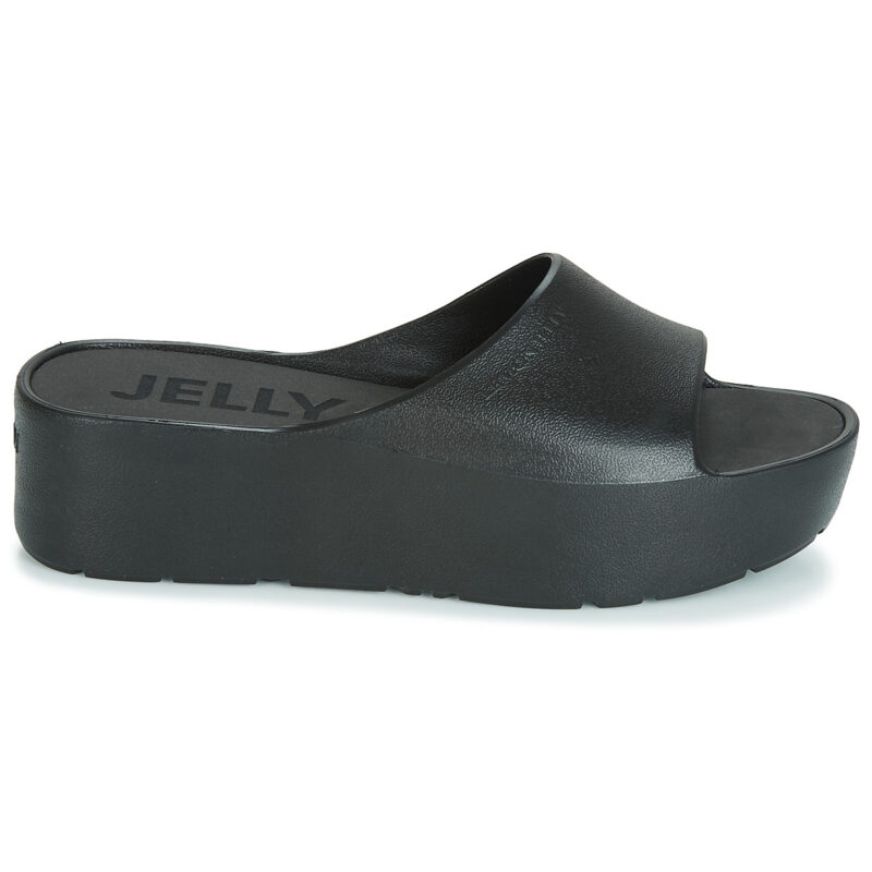 Lemon Jelly Pantuflas negras para mujer SUNNY - Talla 2