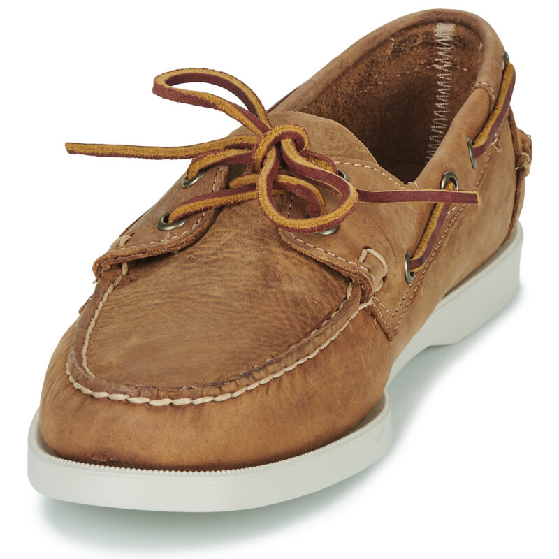 Sebago PORTLAND CRAZYH Braune Herren-Bootsschuhe - Gr&ouml;&szlig;e 3