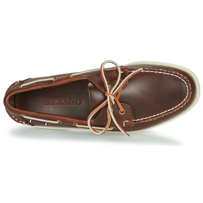 Sebago PORTLAND WAXED Marrone Scarpe da barca Uomo - 6