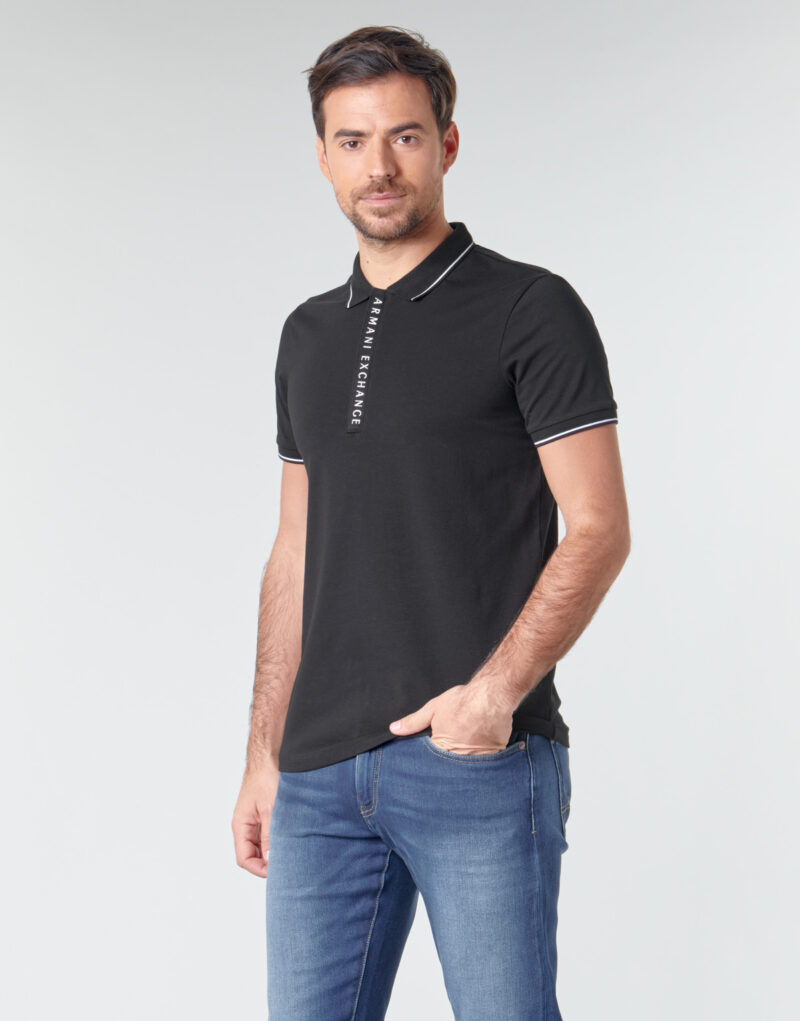 Polo  Armani Exchange  HANEMO  Nero -  Polo Uomo - 2
