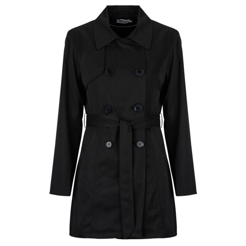Trench Only ONLVALERIE Nero Trench Donna - 1