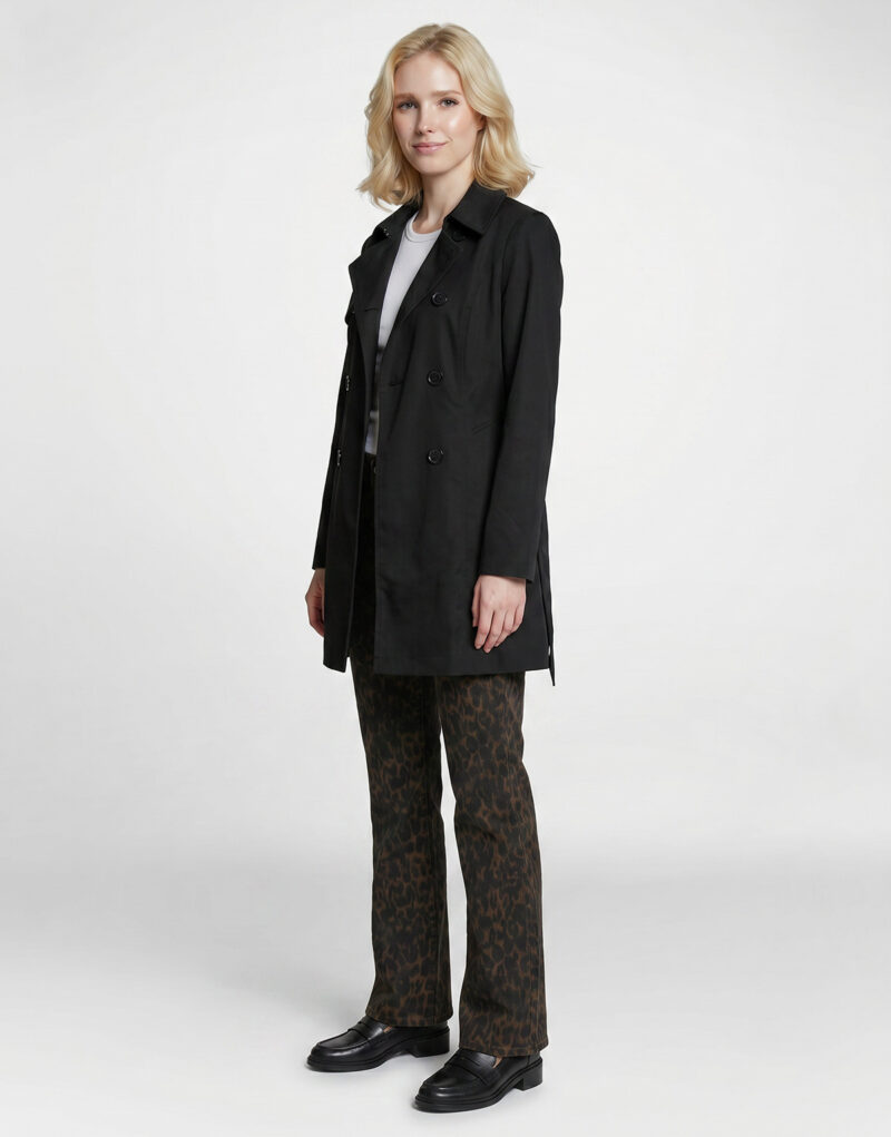 Trench Only ONLVALERIE Nero Trench Donna - 3