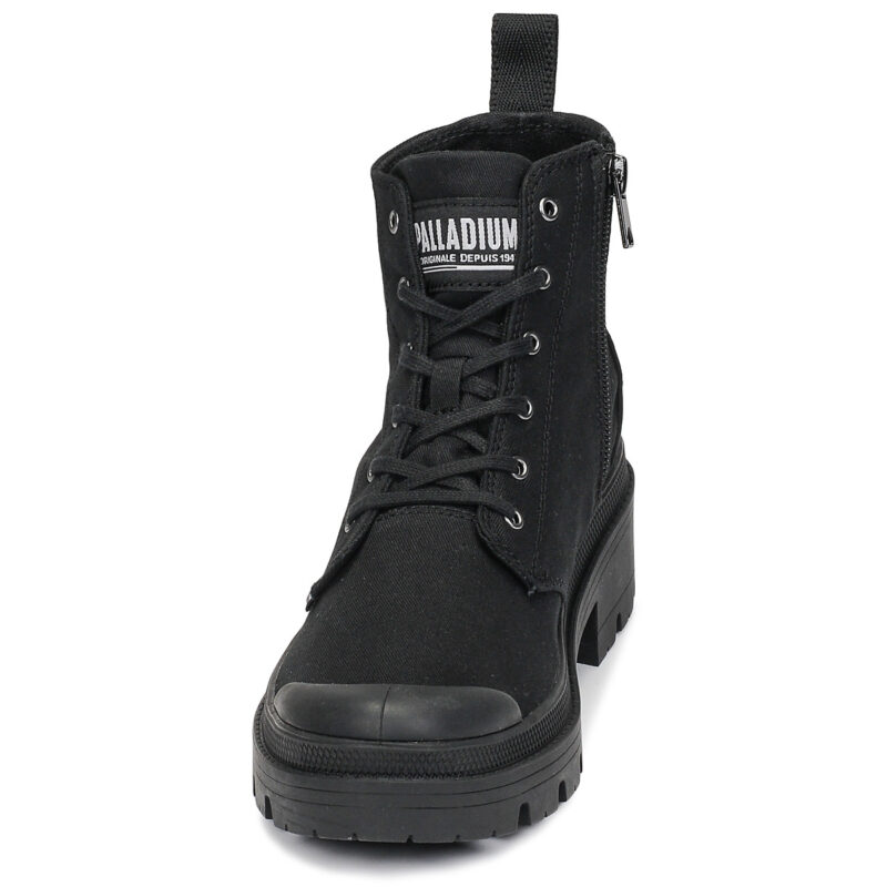 Palladium  PALLABASE TWILL  Nero -  Sneakers alte Donna - 3