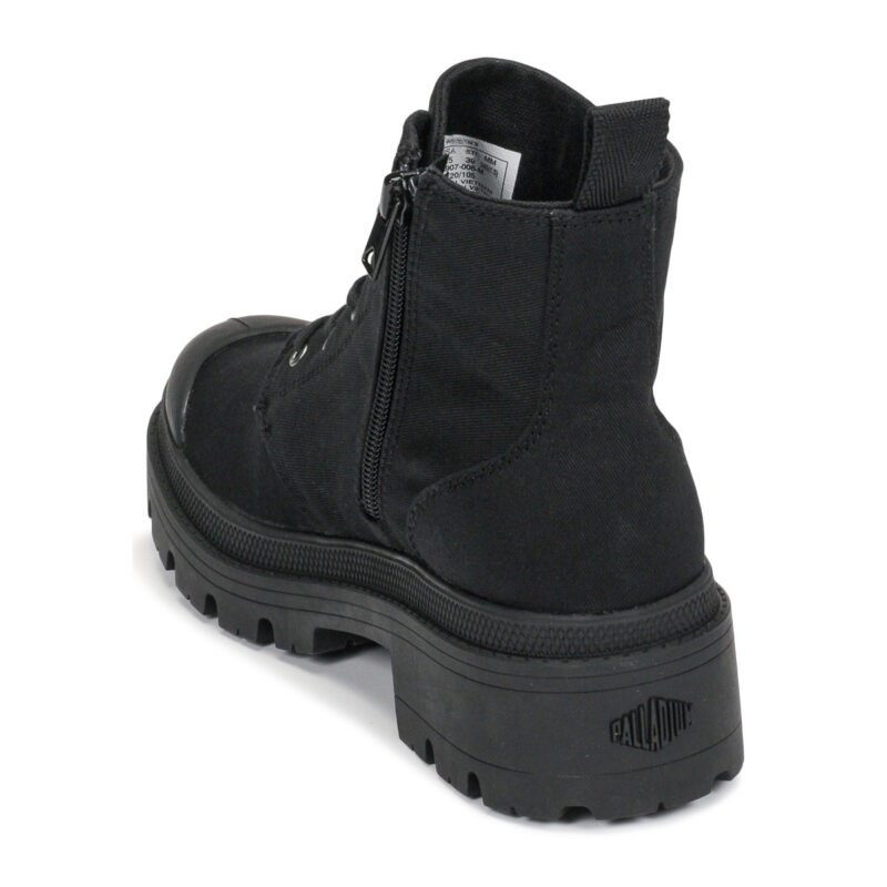 Palladium  PALLABASE TWILL  Nero -  Sneakers alte Donna - 5