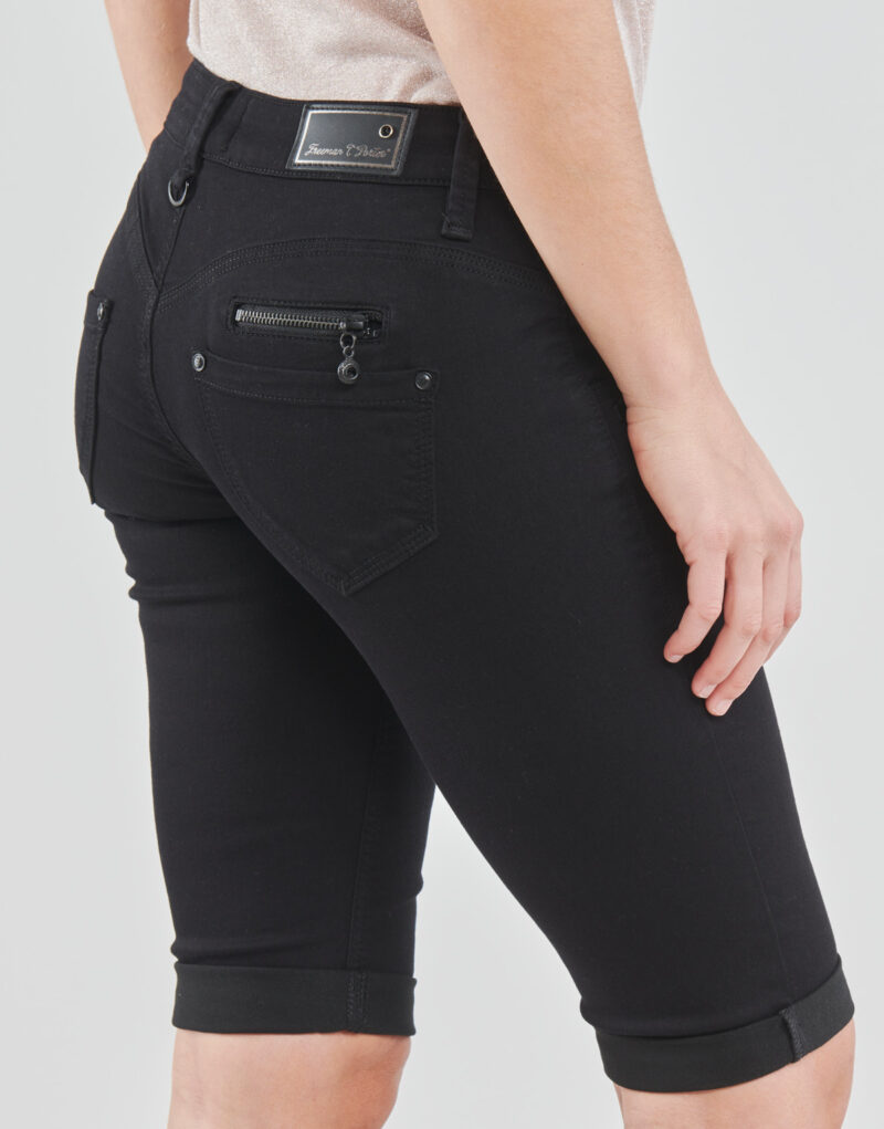 Shorts Freeman T.Porter BELIXA Nero Shorts Donna - 5