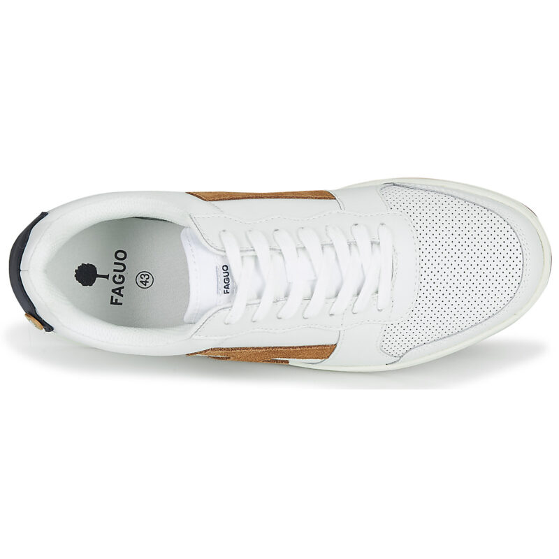 Faguo  HAZEL LEATHER  Bianco -  Sneakers Uomo - 6
