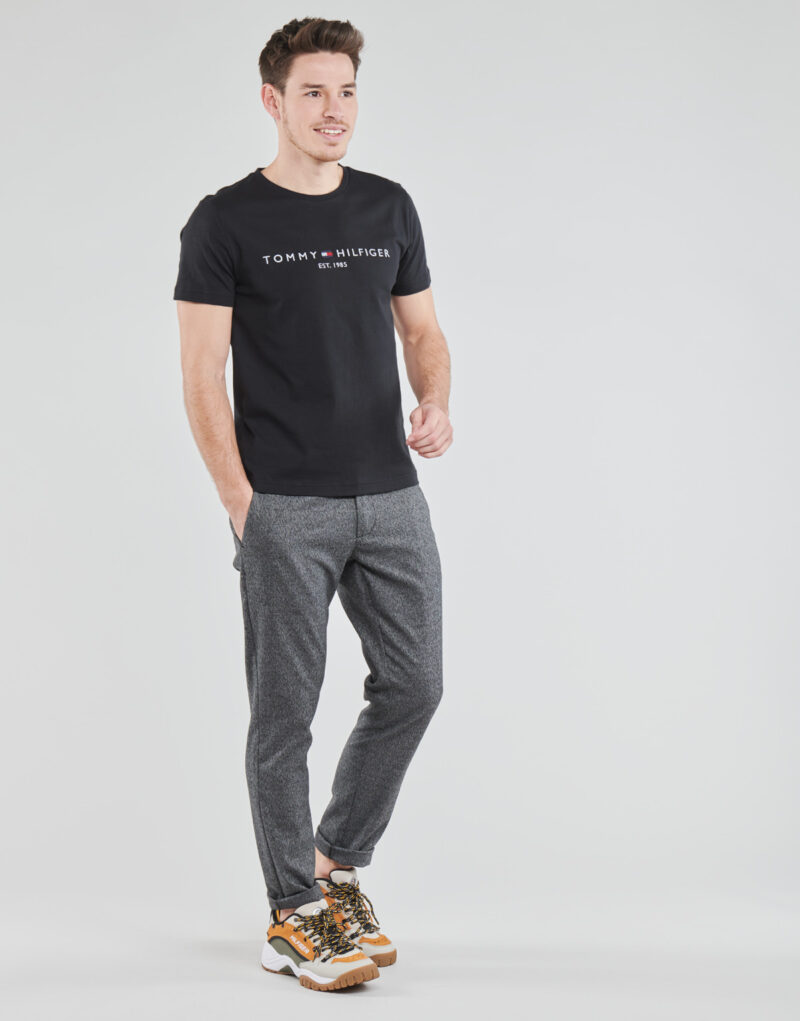 T-shirt Tommy Hilfiger CORE TOMMY LOGO Nero T-shirt maniche corte Uomo - 3