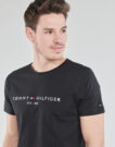 T-shirt Tommy Hilfiger CORE TOMMY LOGO Nero T-shirt maniche corte Uomo - 5