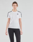 Camiseta adidas 3 STRIPES blanca de manga corta para mujer - 2