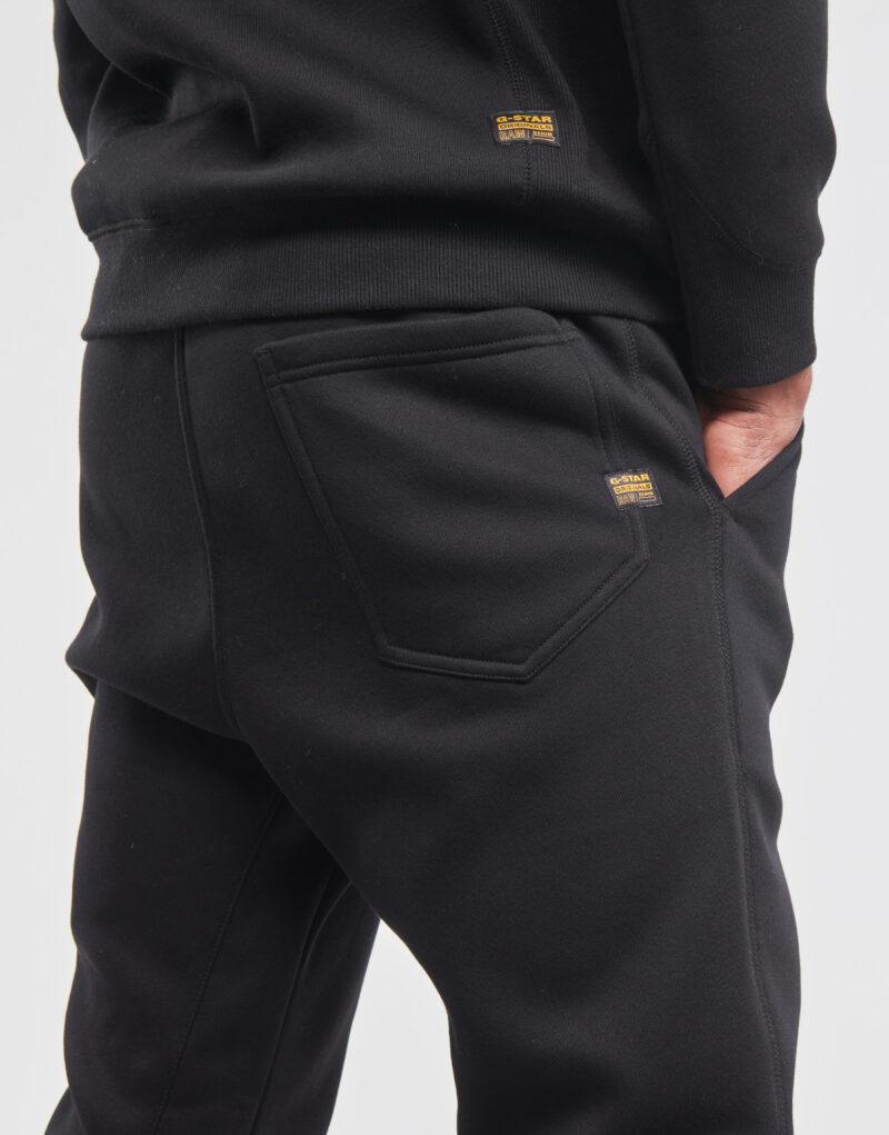 Pantaloni Sportivi G-Star Raw PREMIUM BASIC TYPE C SWEAT PANT Nero Pantaloni Sportivi Uomo - 5