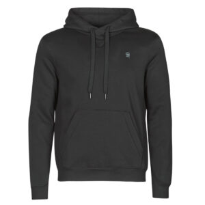 Felpe con cappuccio  G-Star Raw  PREMIUM BASIC HOODED SWEATE  Nero -  Felpe con cappuccio Abbigliamento Uomo