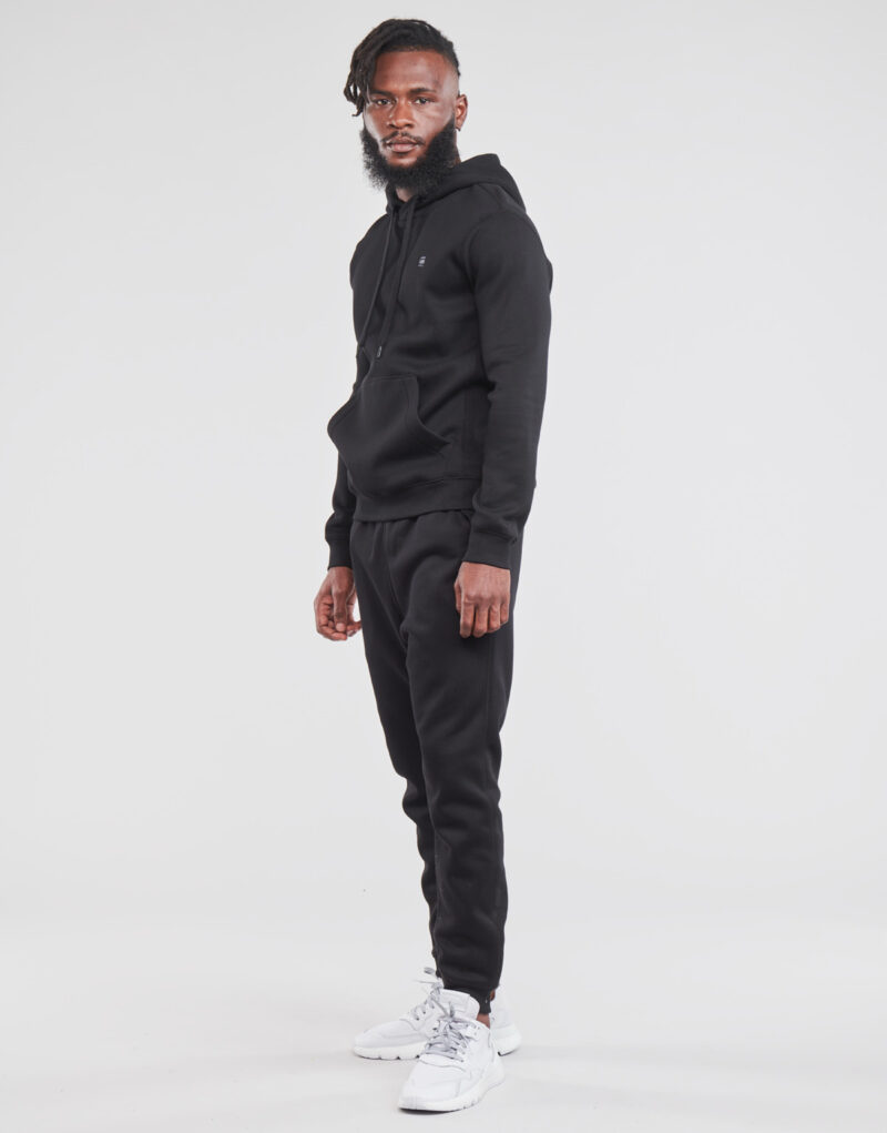 Felpe con cappuccio G-Star Raw PREMIUM BASIC HOODED SWEATE Nero Felpe con cappuccio Uomo - 3