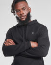 Felpe con cappuccio G-Star Raw PREMIUM BASIC HOODED SWEATE Nero Felpe con cappuccio Uomo - 5