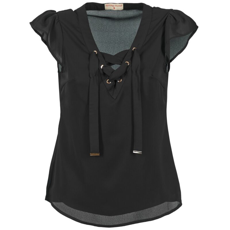 Camicetta  Moony Mood  IFADOU  Nero -  Camicette Donna - 1