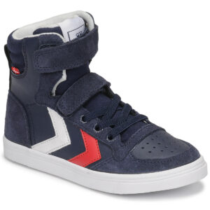 hummel SLIMMER STADIL HIGH JR Blu - Sneakers Bambino