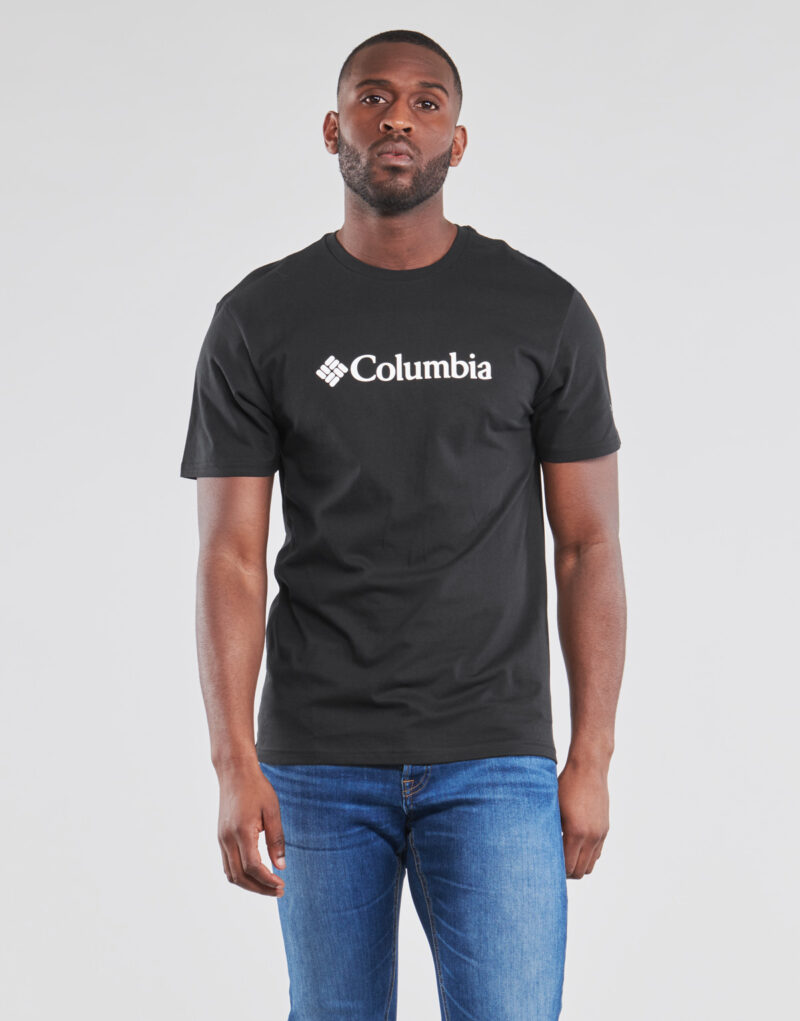 T-shirt Columbia CSC BASIC LOGO SHORT SLEEVE SHIRT Nero T-shirt maniche corte Uomo - 2