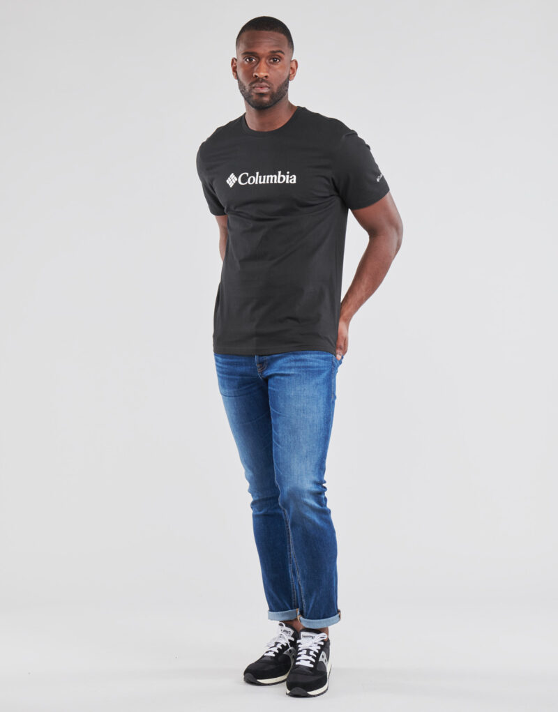 T-shirt Columbia CSC BASIC LOGO SHORT SLEEVE SHIRT Nero T-shirt maniche corte Uomo - 3