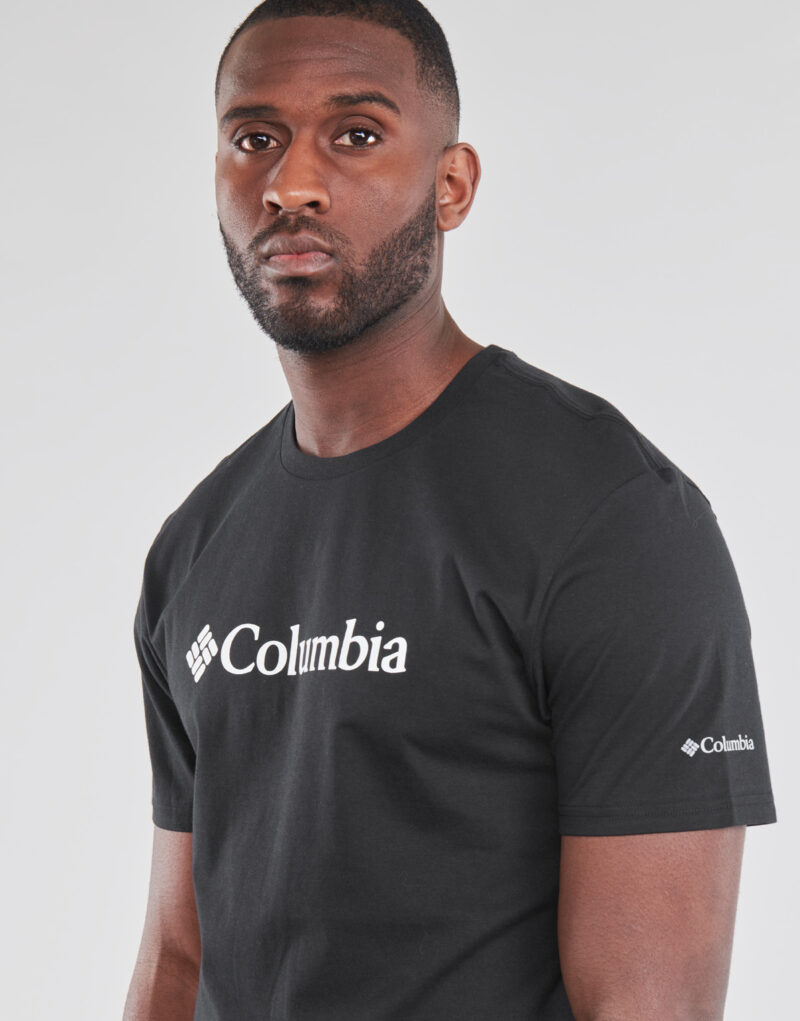 T-shirt Columbia CSC BASIC LOGO SHORT SLEEVE SHIRT Nero T-shirt maniche corte Uomo - 5