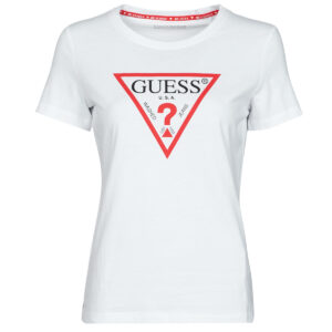 T-shirt  Guess  SS CN ORIGINAL TEE  Bianco -  T-shirt maniche corte Donna