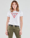 T-shirt Guess SS CN ORIGINAL TEE Bianco T-shirt maniche corte Donna - 2