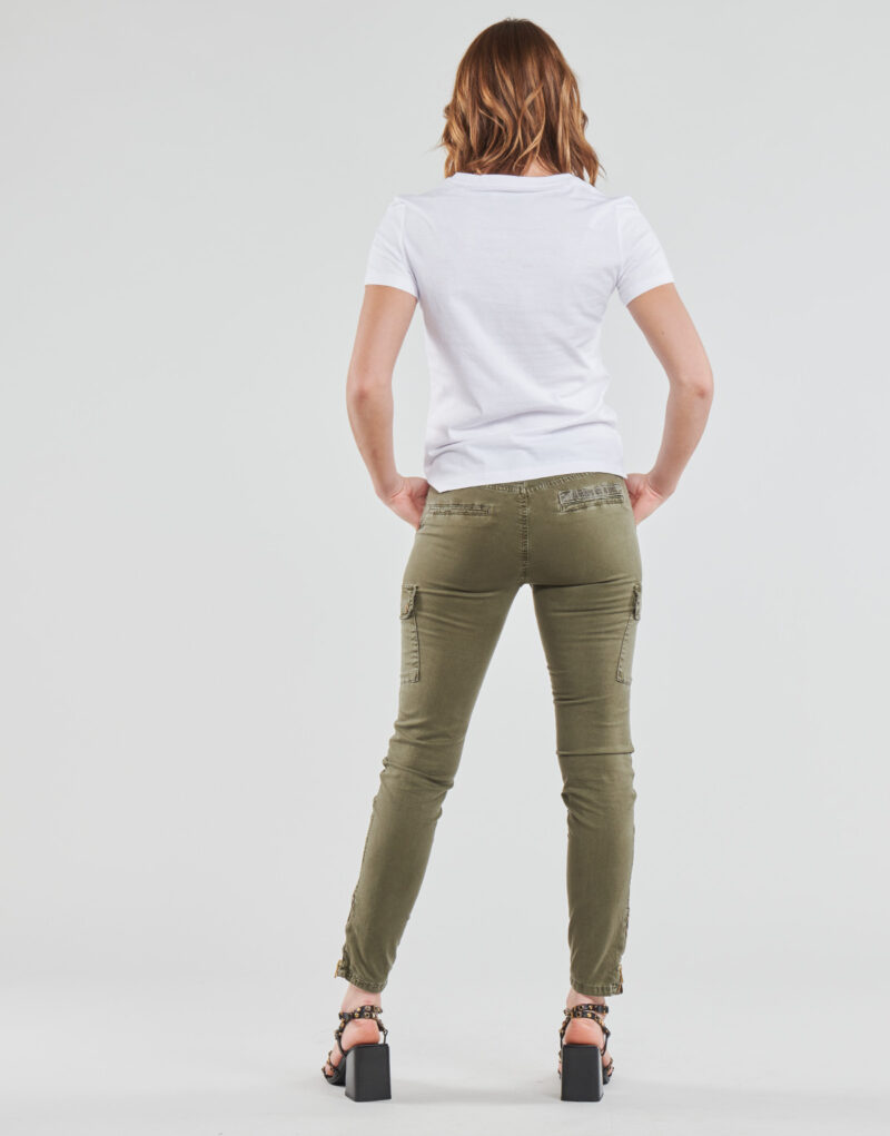 T-shirt Guess SS CN ORIGINAL TEE Bianco T-shirt maniche corte Donna - 4