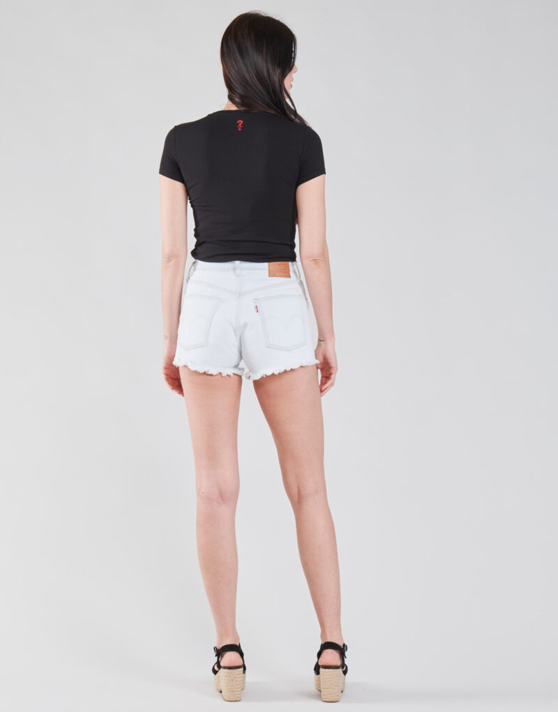 T-Shirt Guess SS VN MINI TRIANGLE TEE Nero T-shirt maniche corte Donna - 4