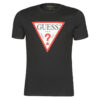 Guess CN SS ORIGINAL LOGO TEE Black T-shirt Short sleeves Men