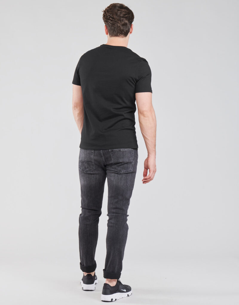 T-shirt Guess CN SS ORIGINAL LOGO TEE Nero T-shirt maniche corte Uomo - 4