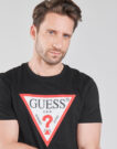 T-shirt Guess CN SS ORIGINAL LOGO TEE Nero T-shirt maniche corte Uomo - 5