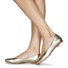 Casual Attitude TOBALO Gold Women's Flats - 8