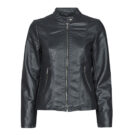 Giacca in pelle Only ONLMELISA Nero Giacche in pelle Donna - 1