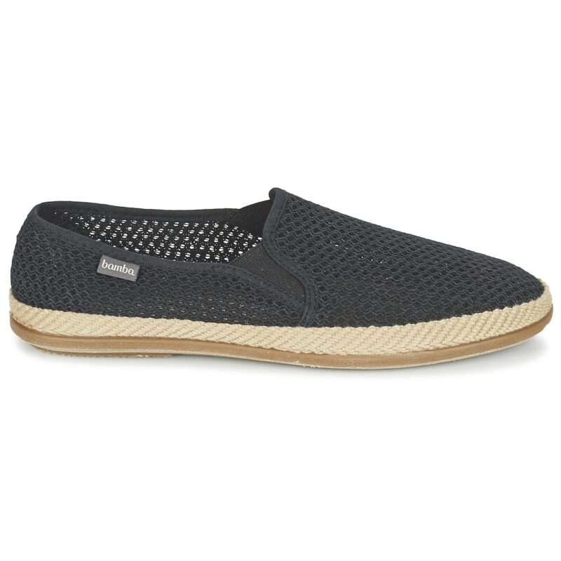 Bamba By Victoria COPETE ELASTICO REJILLA TRENZA Nero Espadrillas Uomo - 2