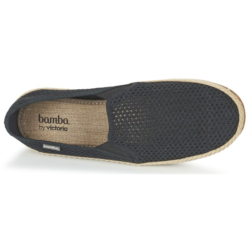 Bamba By Victoria COPETE ELASTICO REJILLA TRENZA Nero Espadrillas Uomo - 6