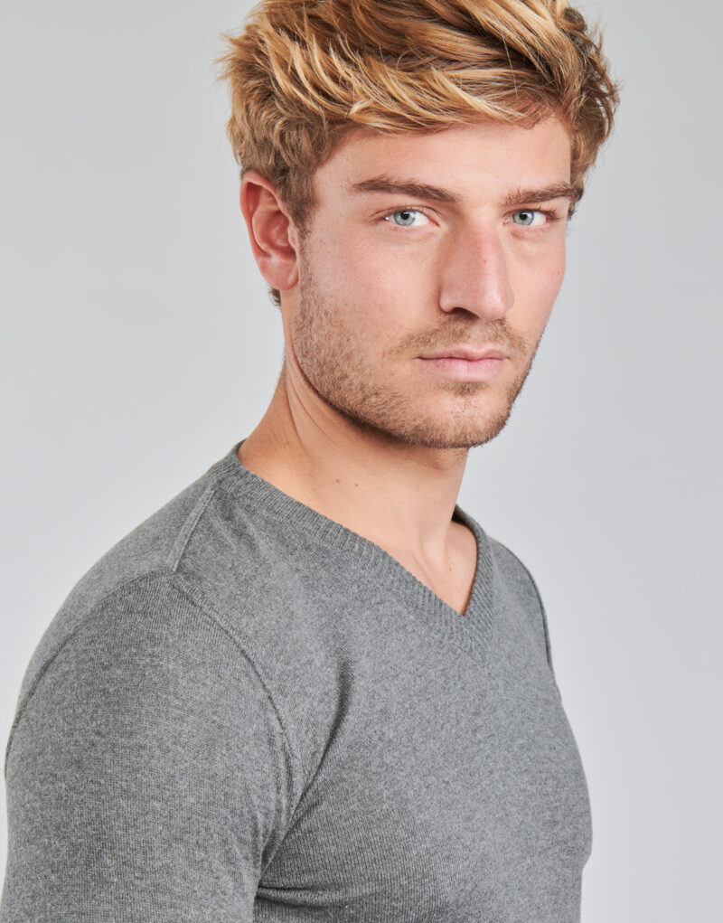 Pull gris BOTD OOMAN pour homme - 5