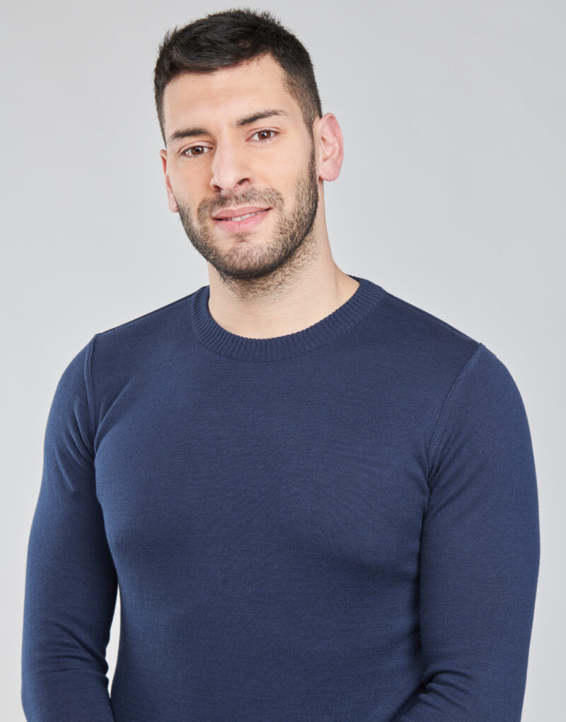 Pull BOTD OLDMAN Marine pour homme - 5