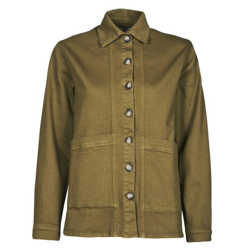 Giacca in jeans Betty London OVEST Verde Giacche in jeans Donna - 1