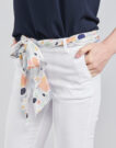 Pantaloni slim Betty London OUMA Bianco Pantaloni slim Donna - 5
