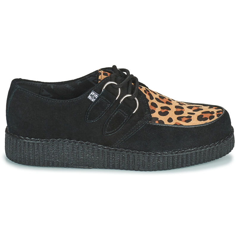TUK  LOW FLEX ROUND TOE CREEPER  Nero Derby Donna - 2