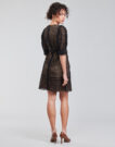 Short dress MICHAEL Michael Kors GEO EYELET MINI DRESS Nero Abiti corti Donna - 4