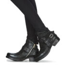 Airstep / AS98 SAINTEC Schwarze Damen-Ankle-Boots - 8