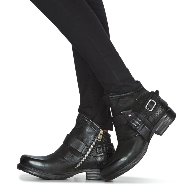 Airstep / AS98 SAINTEC Schwarze Damen-Ankle-Boots - 8