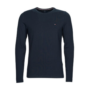 T-shirts a maniche lunghe  Tommy Hilfiger  STRETCH SLIM FIT LONG SLEEVE TEE  Blu -  T-shirts a maniche lunghe Uomo